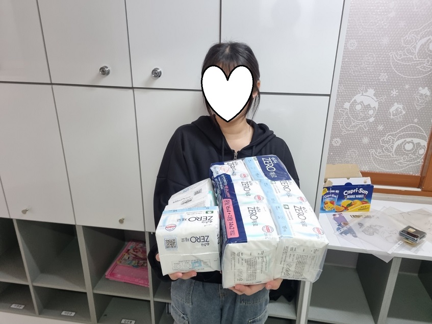 [꿈나무 지역아동센터]  2월 생리대 후원에 깊은 감사를 드립니다^^